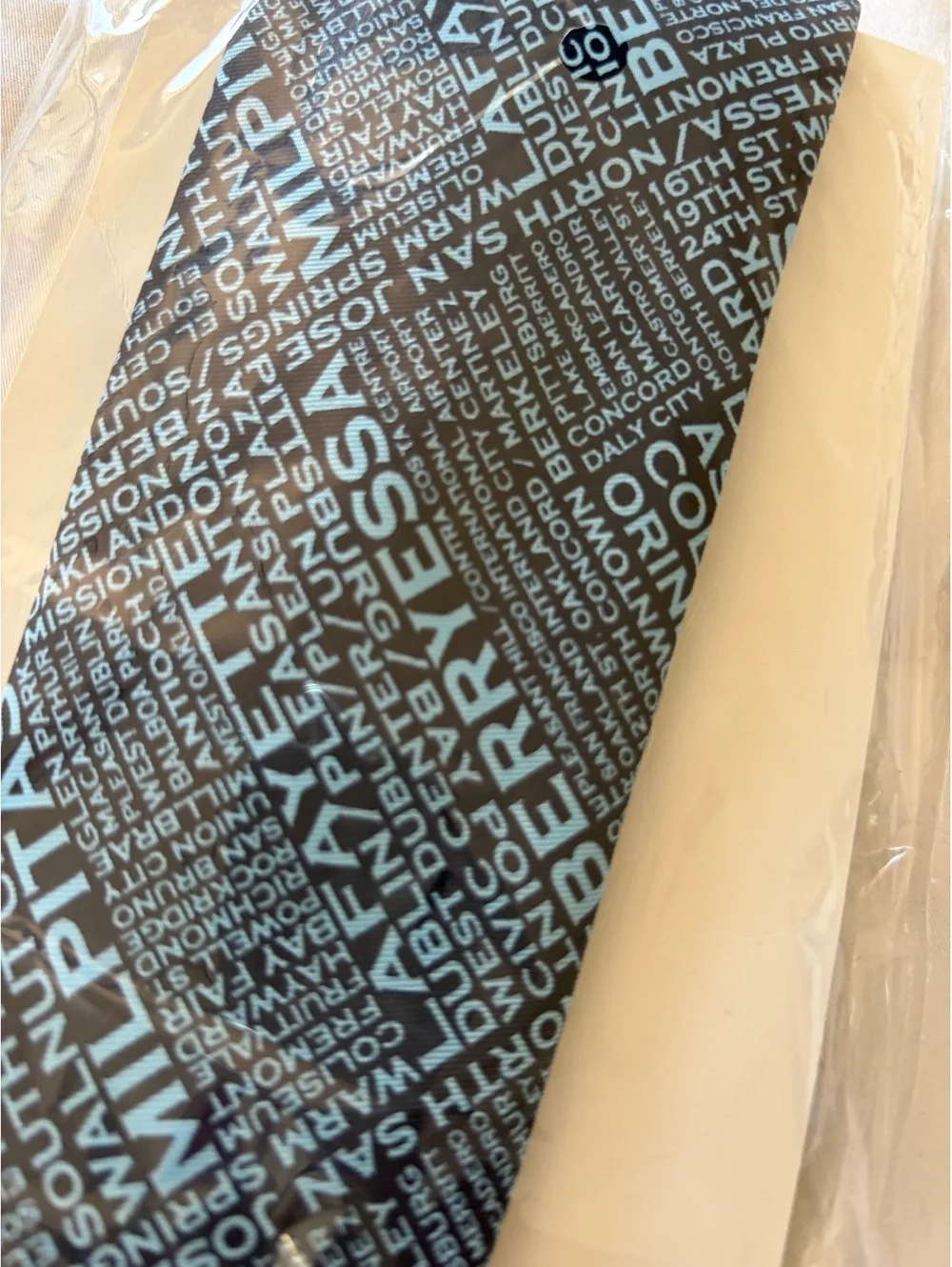 New BART transit Tie